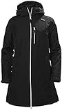 Helly Hansen W Long Belfast Winter Jacket Chaqueta, Mujer, Negro, M