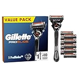 Gillette ProGlide Máquinilla de Afeitar Hombre con Tecnología FlexBall + 10 Cuchillas de Recambio (el embalaje puede variar), cuchillas de afeitar