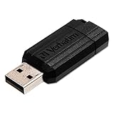 Verbatim Store 'N' Go Pinstripe - Memoria USB 2.0 de 16 GB (10 MB/s) Color Negro (49063)