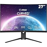 MSI G27C5 E2 - Monitor Gaming Curvo 27', FHD, 170 Hz (1920x1080, VA, Curvatura 1500R, 16:9, Frameless, 250 nits, Anti-Flicker)