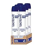 Lactovit - Desodorante Extra Eficaz con Microcápsulas Protect, 0% Alcohol, Anti-irritaciones y Eficacia 48H (Pack 6)