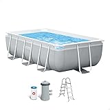 INTEX 55210 - Piscina Rectangular Prism Frame 300x175x80 cm con depuradora