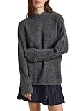 Pepe Jeans Denisse Perkins Pullover Sweater, Gris (Dark Grey Marl), L para Mujer