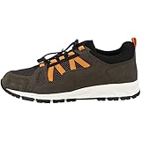 Geox U Delray, Zapatillas Hombre, Negro Militar, 44 EU