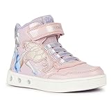 Geox J Skylin Girl, Zapatillas Niñas, Pink Lilac, 24 EU