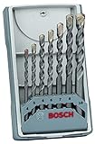 Bosch Professional 2 607 017 082 - Juego de 7 brocas para hormigón, Gris, Ø 4/5/6/6/7/8/10 mm