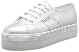 Superga S009TC0 - Zapatillas de plataforma Lamew para adultos, unisex, Plateado (Silver), 39 EU