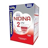 Nestlé NIDINA 2 Leche De Continuación en polvo para bebés a partir de los 6 meses, estuche de 1200g