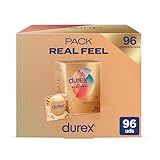 Durex Preservativos Real Feel, sin látex, Pack 96 condones