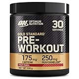 Optimum Nutrition Gold Standard Polvo Pre Entrenamiento, Bebida Energética con Monohidrato de Creatina, Beta Alanina, Cafeína y Complejo de Vitamina B, Sabor Ponche de Frutas, 330 g