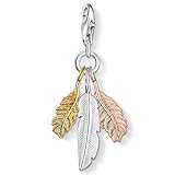 Thomas Sabo Charm con Cierre de Mujer con Plata Chapado en Oro Amarillo y Oro Rosa