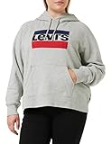 Levi's Graphic Sport Sweatshirt, Sweatshirt para Mujer, Sportswear Hoodie Smokestack Htr, S