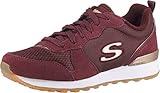 Skechers Og 85 Gold'n Gurl, Zapatillas de deporte Mujer, Burgundy Suede Rose Gold Trim, 40 EU