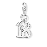 Thomas Sabo - Charm con Cierre para Mujer de Plata de Ley 925/1000