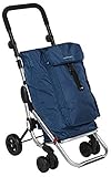 Foppapedretti Go Up Navy 217 9702001400-Carrito de la Compra, Color Azul Marino, Compuesto, 40x48x110 cm