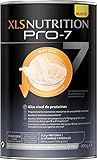 XLS Medical Nutrition Pro7 Batido Sustitutivo, Ayuda a Perder Peso y Tonifica, Óptimo Nivel de Proteínas, Sabor Vainilla Limón, Sin Gluten, Sin Lactosa