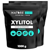 Nature Diet - Xylitol 2 x 1 kg | 100% natural | sustituto del azúcar | edulcorante de origen vegetal | bajo índice glucémico | bajo contenido calórico.