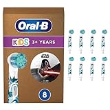 Oral-B Kids Star Wars Recambios para Cepillo de Dientes Eléctrico, Pack De 8, Envase Reciclable, Apto para Tamaño Del Buzón