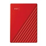 WD 4 TB My Passport Portable HDD USB 3.0 with software for device management, backup and password protection - Red - Works with PC, Xbox and PS4