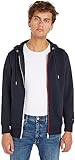 Tommy Hilfiger Men Hoodie with Zip, Blue (Desert Sky), S