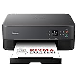 Canon Pixma TS5350i Impresora Multifunción 3 en 1, Sistema de Inyección de Tinta, Impresión, Escaneo y Copia, Wifi, Pixma Print Plant, Control Estado, Cartuchos Fine,Bandeja Posterior, Negro