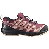 Salomon XA Pro V8 Climasalomon Waterproof Zapatillas de Exterior para Niños, Ajuste preciso, Agarre en todo tipo de terrenos, Look deportivo, Earth Red, 37