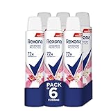 Rexona Desodorante Aerosol Advance Protection Bright Bouquet 72 h para mujer 200 ml - Pack de 6