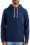 Levi's Sweatshirt, Hoodie para Hombre, Dress Blues, L