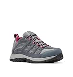 Columbia Crestwood, Zapatos para senderismo Mujer, Azul Zinc X Dark Fuchsia, 40 EU