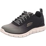 Skechers 232399 Olbk, Zapatillas Hombre, Verde Oliva Textil Ribete Negro, 45 EU