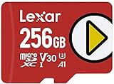 Lexar Play Tarjeta Micro SD 256GB, microSDXC UHS-I, hasta 150MB/s de Lectura, Microsd Compatible con Nintendo Switch, telefono y tableta (LMSPLAY256G-BNNAG)