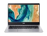 Acer Chromebook 314 CB314-2H-K8MM - Ordenador Portátil 14' FullHD (ARM Cortex A73 MT8183, 8GB RAM, 64GB SSD, ChromeOS) Plata - Teclado QWERTY Español