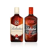 Ballantine's Finest Whisky Escocés de Mezcla, 700 ml + Ballantine's Finest ACDC Whisky Escocés de Mezcla, 700 ml