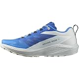 SALOMON Sense Ride, Zapatillas de Trail Running Hombre, Sense Ride 5 Ibiza Blue/Lapis Blue/White, 41 1/3 EU