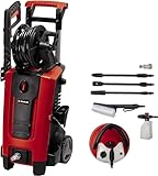 Einhell Limpiadora a alta presión TE-HP 170 (2300 W, máx. 170 bar, incl. tubo flexible de alta presión, pistola, lanza, diversas boquillas, cepillo, contenedor de agente pulverizador)