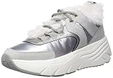 Geox D Diamanta B, Sneakers para Mujer, Plata (Silver), 40 EU