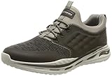 Skechers ARCH FIT ORVAN VERDIGO, Zapatillas para Hombre, Black Mesh / Synthetic, 45 EU