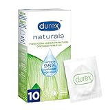 DUREX PRESERVATIVOS NATURALS 10UD. CON LUBRICANTE DE AGUA