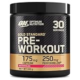 Optimum Nutrition Gold Standard Polvo Pre Entrenamiento, Bebida Energética con Monohidrato de Creatina, Beta Alanina, Cafeína y Complejo de Vitamina B, Sabor Sandía, 30 porciones, 330 g