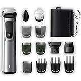 Philips Multigroom Serie 7000, Recortadora 14 en 1 para Barba, Pelo y Cuerpo con Tecnología DualCut (modelo MG7720/15)