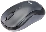 Logitech M220 SILENT Ratón Inalámbrico, 2.4 GHz, Receptor USB, Seguimiento Óptico con Resolución de 1000 dpi, Batería de 18 Meses, Ambidiestro, Compatible con PC, Mac, Portátil - Gris