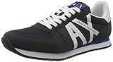 Armani Exchange Rio Side Logo, Zapatillas para Hombre, Multicolor (Navy+Op.White), 43 EU