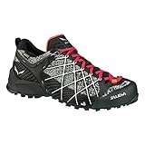 SALEWA WS Wildfire GTX, Zapatillas de Senderismo Mujer, Negro (Black/White), 40.5 EU