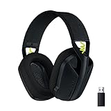 Logitech G435 Auriculares Inalámbricos LIGHTSPEED para Gaming,Ligeros, micrófono integrado, Batería de 18horas, Compatibles con Dolby Atmos, Bluetooth, PC,PS4,PS5, Móvil, Negro y amarillo fluorescente