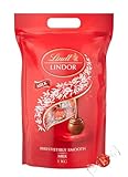 Lindt LINDOR bombones chocolate con leche - Aproximadamente 80 bolas, 1kg - bombón de chocolate con relleno de chocolate cremoso perfecto para compartir y regalar