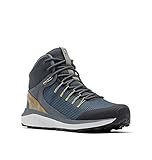 Columbia Trailstorm Mid Waterproof Botas Montaña De Senderismo Y Trekking para Hombre, Gris (Graphite x Creek), 44 EU