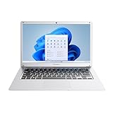 THOMSON é Ordenador portátil de 14' HD Intel Celeron N4020, 4GB RAM, 64GB SSD eMMC, Windows 10 S Español (Win 11 Update Gratis) - Teclado Español (White)