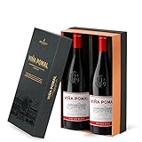 Viña Pomal Reserva, Vino tinto DO Rioja, 100 por 100 Tempranillo, Estuche regalo 2 botellas 75 cl