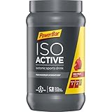 PowerBar Isoactive Red Fruit 600 g - Bebida Deportiva Isotónica - 5 Electrolitos + C2MAX