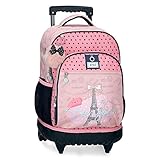 Enso Bonjour Mochila Compact 2 Ruedas Rosa 33x44x21 cms Poliéster 30,49L